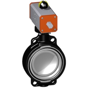 瑞士GF蝶閥 240型蝶閥 雙作用(DA) 不帶手動(dòng)手柄